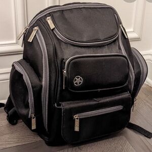 Jeep black diaper bag binD